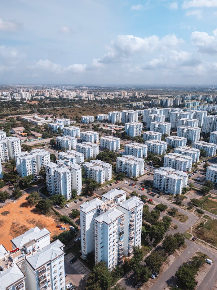 services-03 Panoramic aerial shot showcasing the modern urban development in Kilamba, Angola.