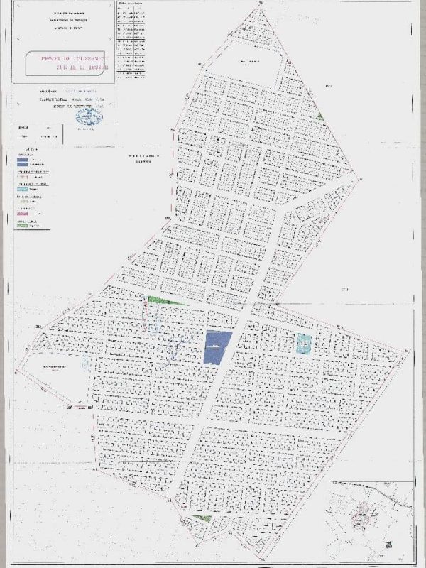 plan de lotissement a kounoune